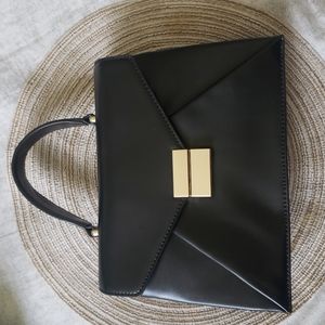 ZARA BLACK TOP HANDLE BAG